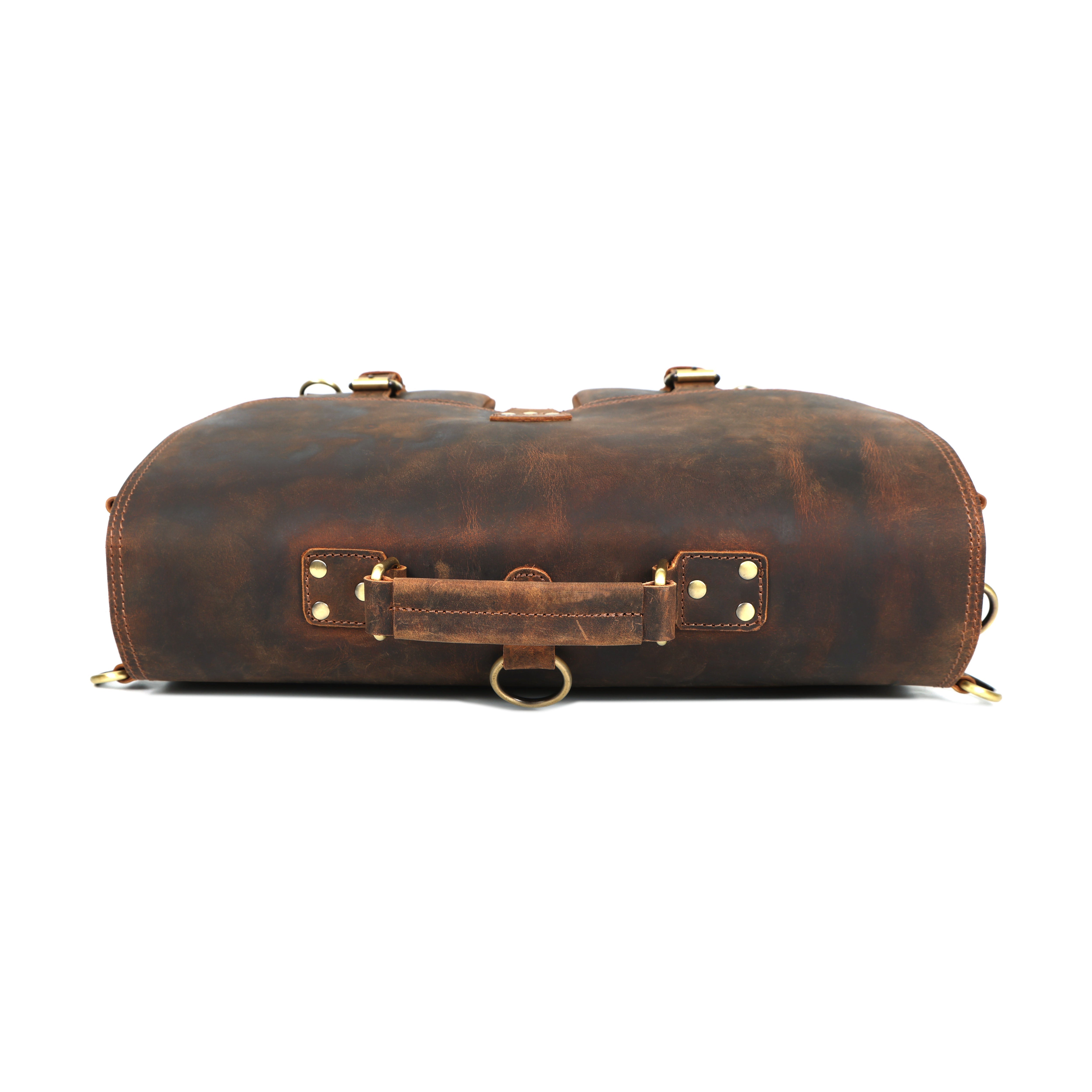 Cody Buffalo Leather Briefcase