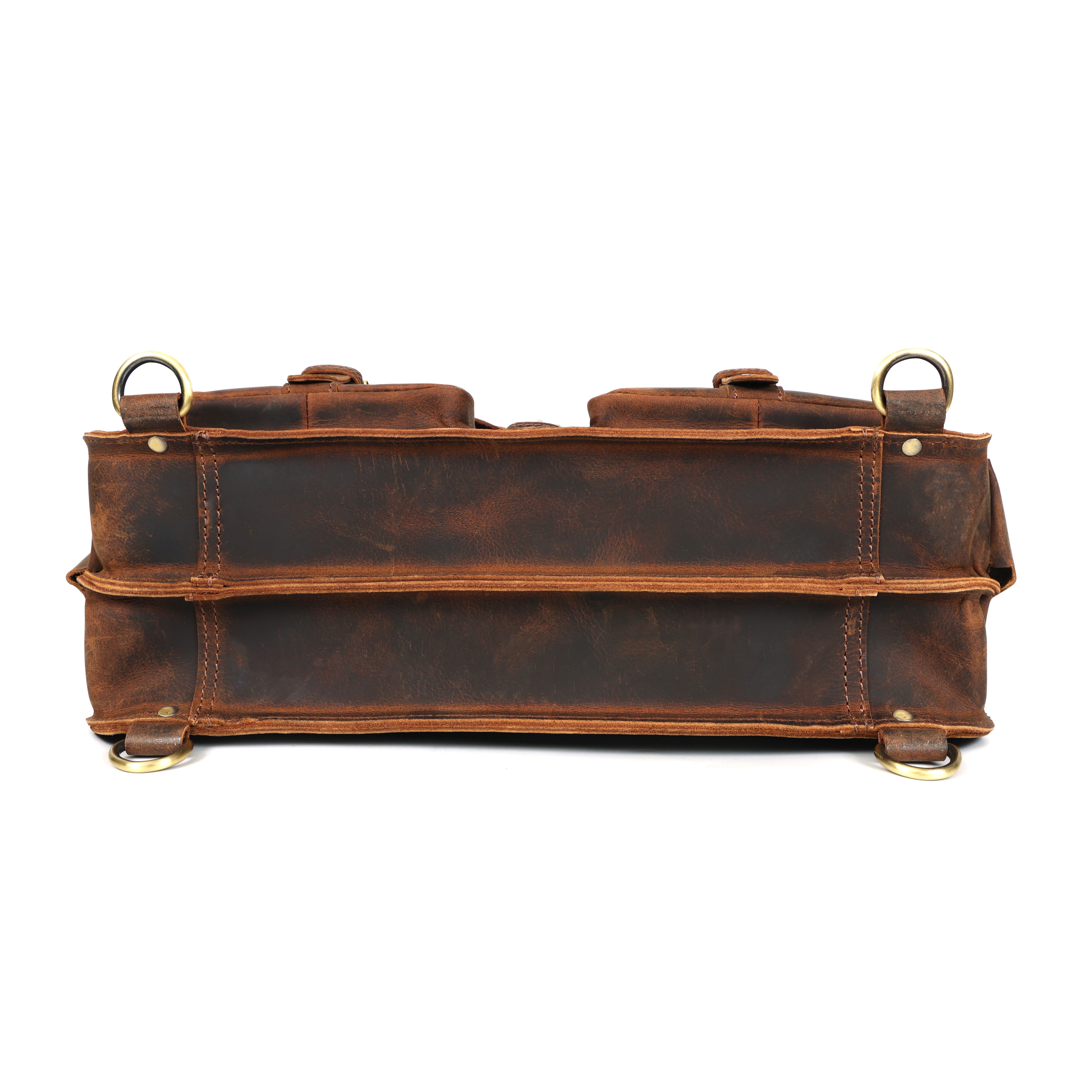 Cody Buffalo Leather Briefcase