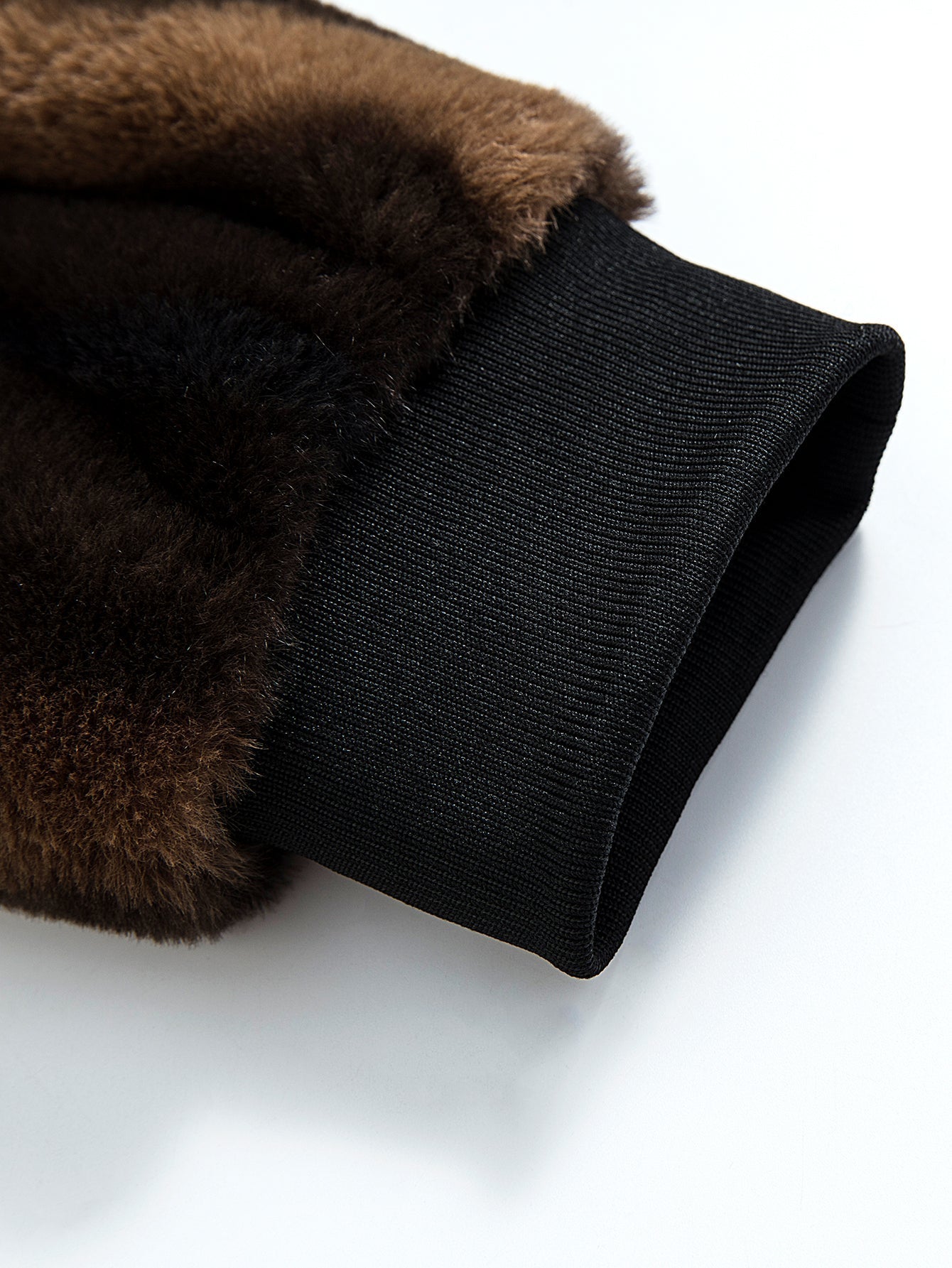 Animal Print Faux Fur Hooded Jacket