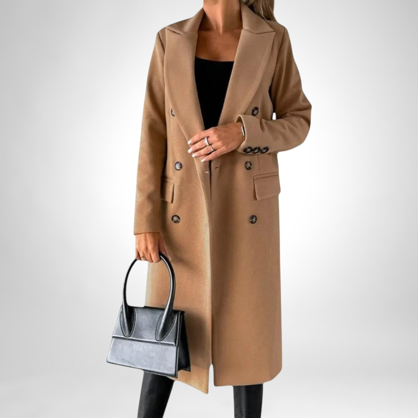 DESIREE | Long Double-Breasted Coat