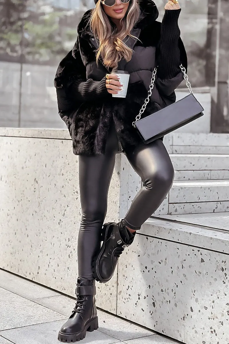 Riley - Modern and Luxurious Hooded Bomber Jacket