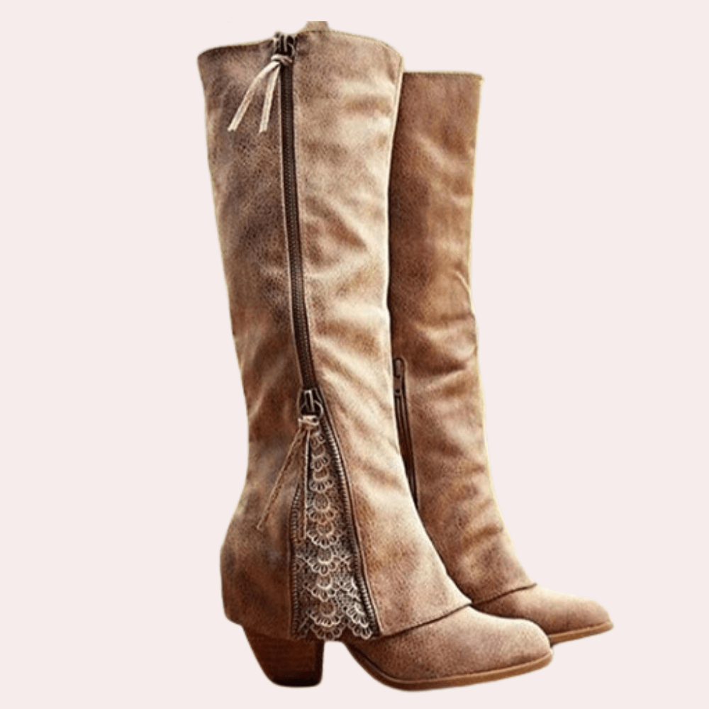 Clara Rider Lace-Up Boots