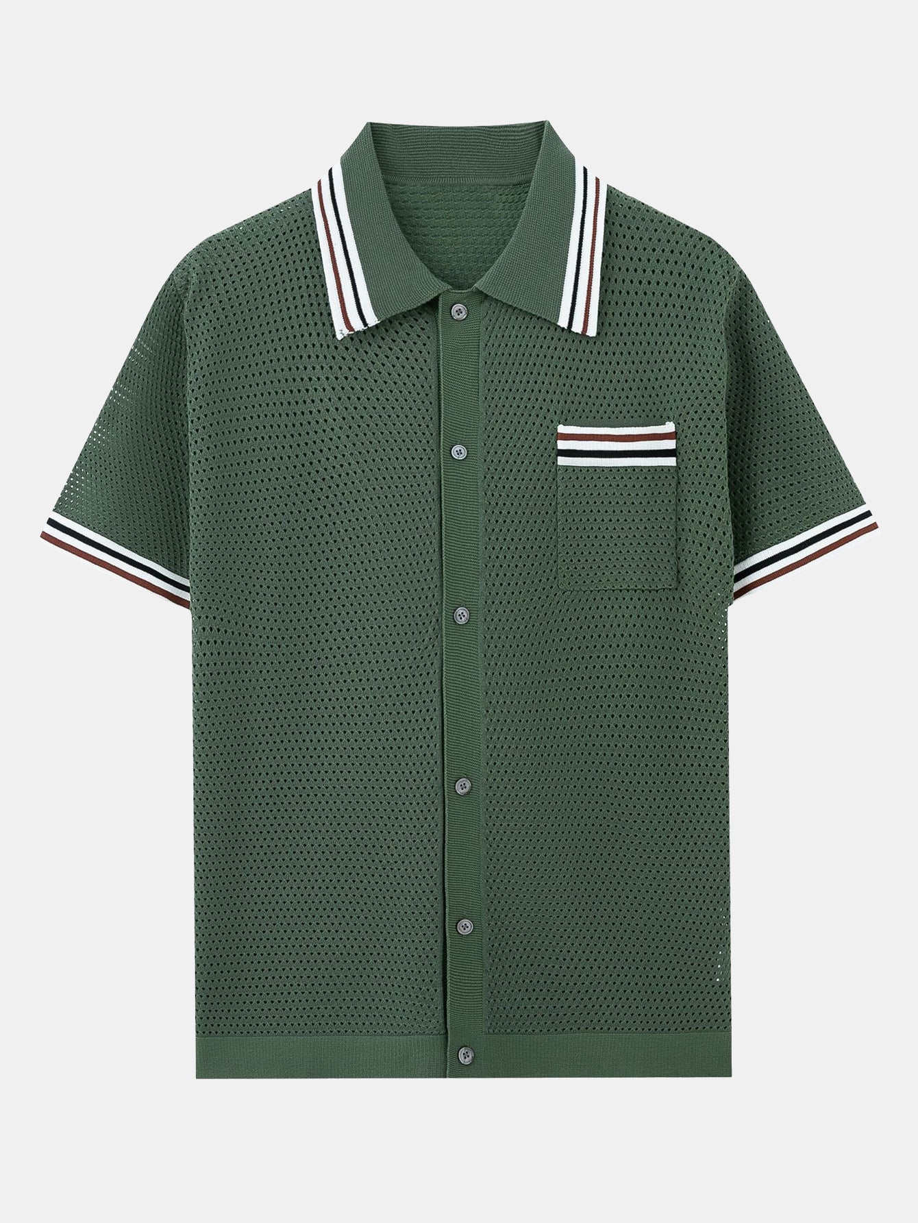 Eyelet Crochet Shirt