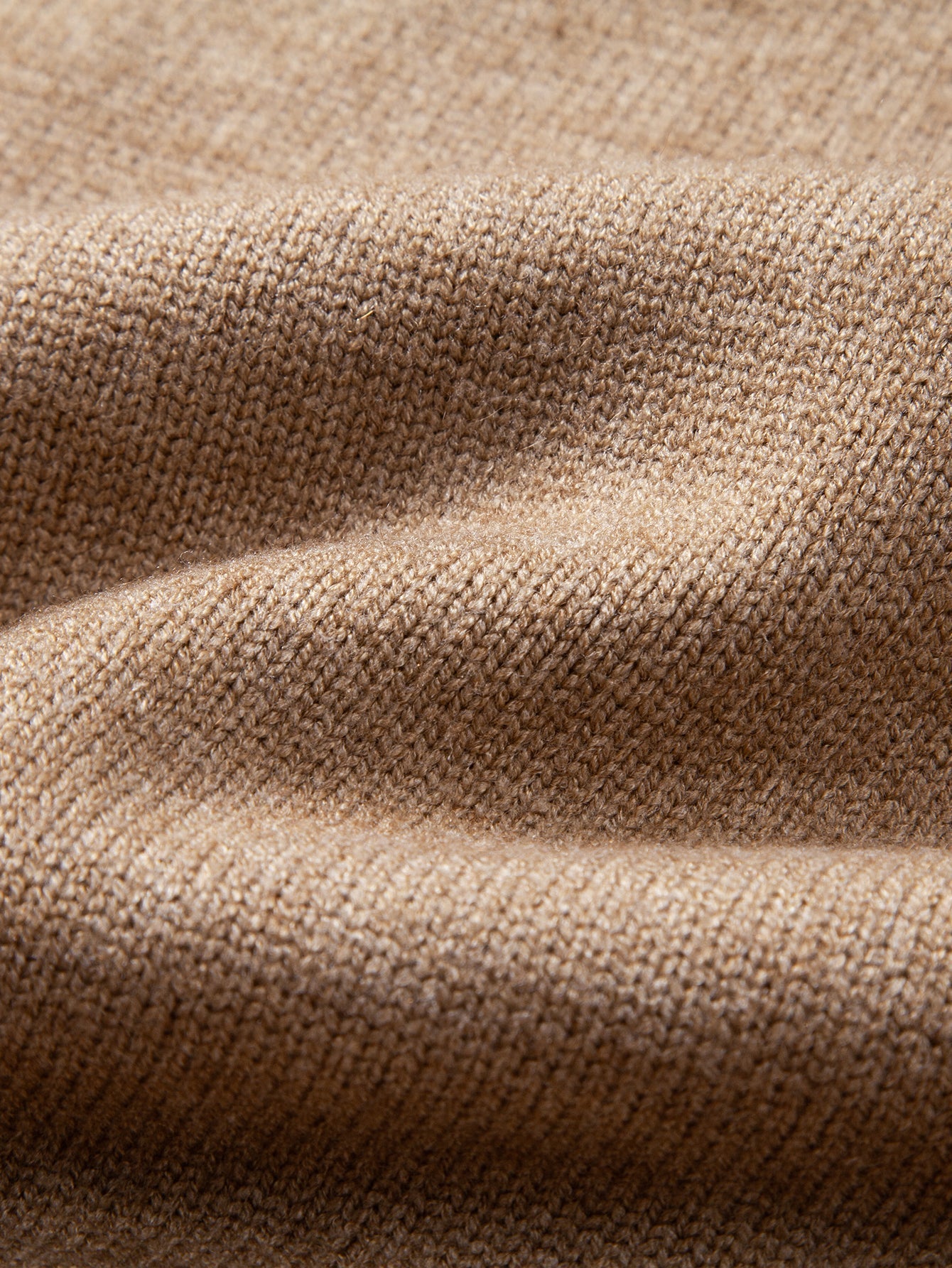 Heavyweight Stripe Mock Neck Knit Sweater