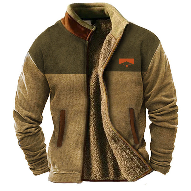Buffalo | Casual fleece jacket with thermal lining