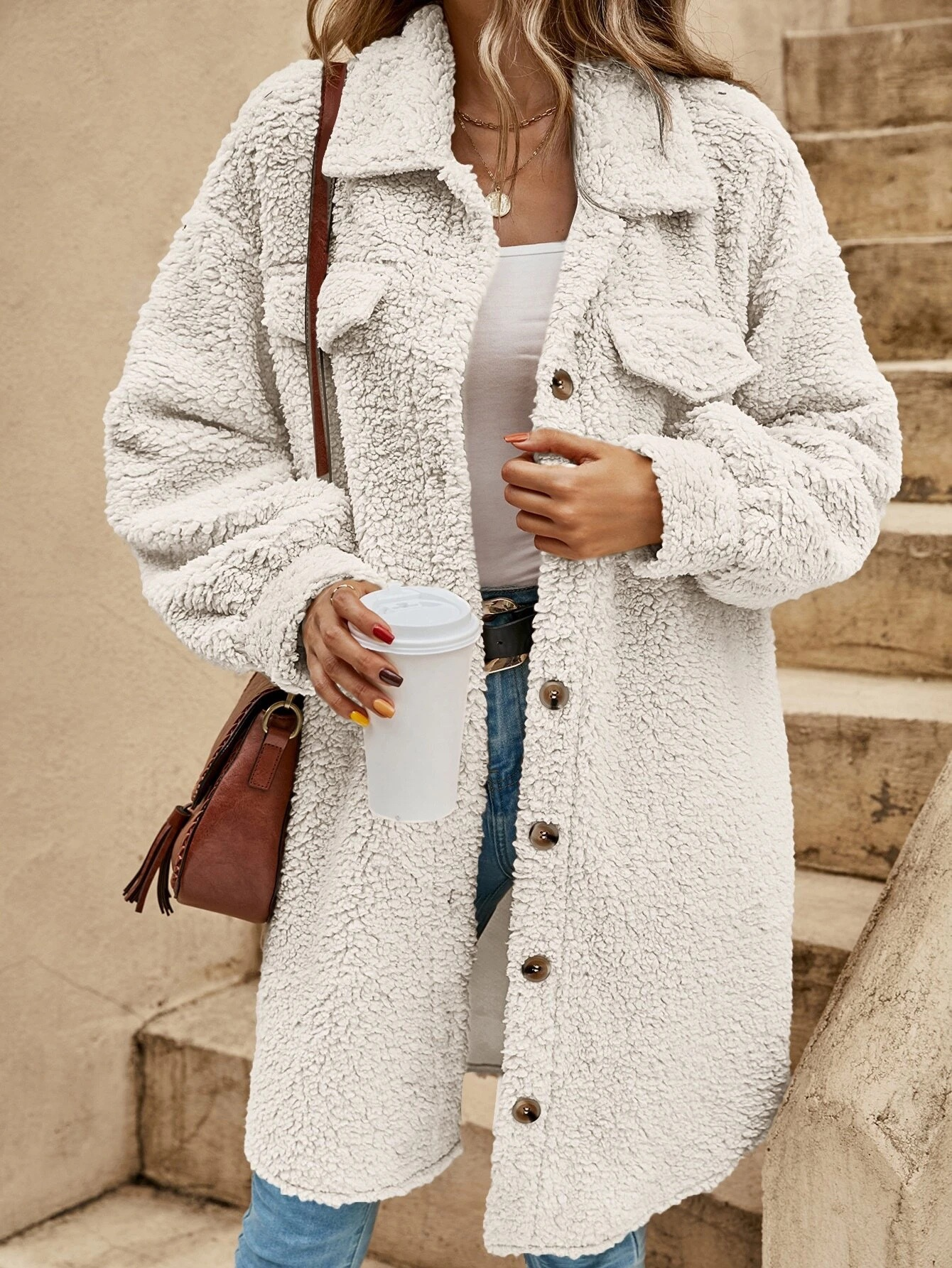 Savannah - Cozy Teddy Jacket