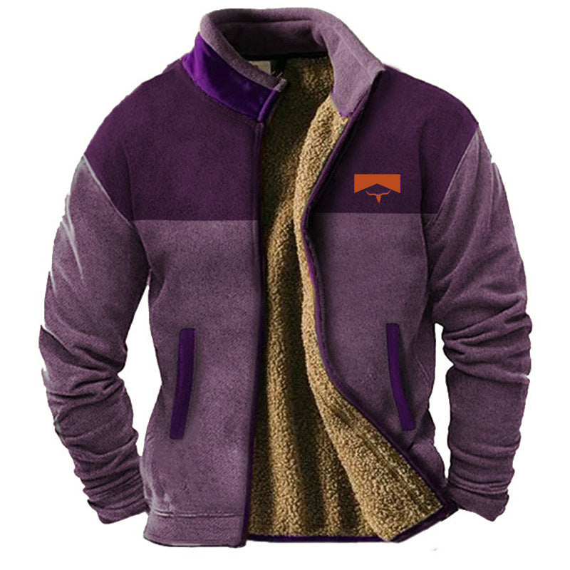 Buffalo | Casual fleece jacket with thermal lining