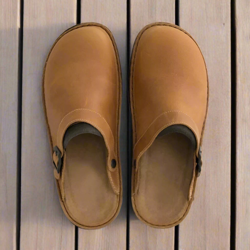 Birco - Leather Slip-On for Seniors
