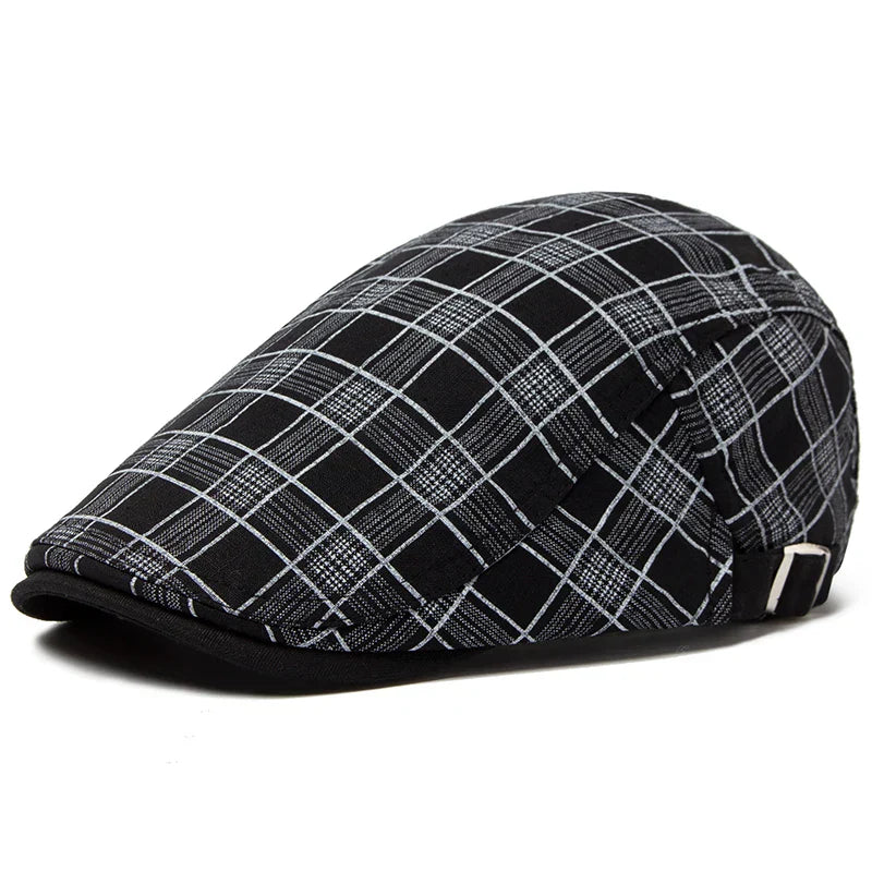 Ashford Plaid Cotton Beret