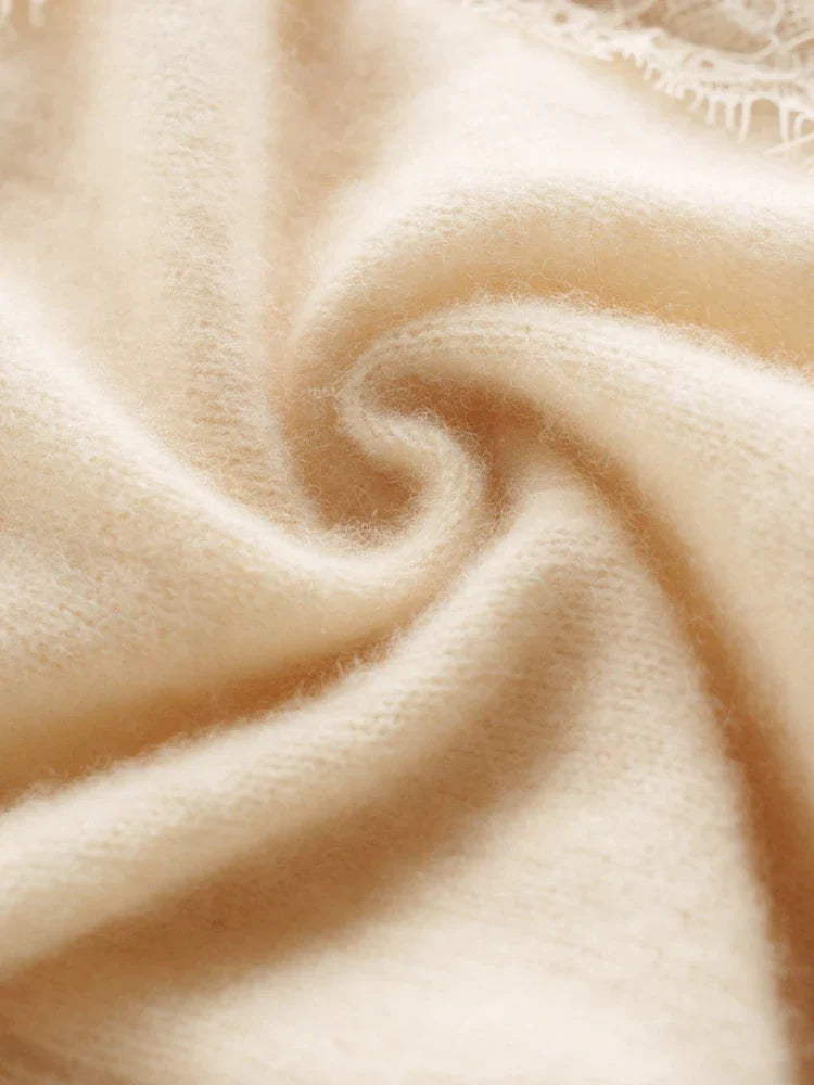 Charlotte Lace Cashmere Cardigan