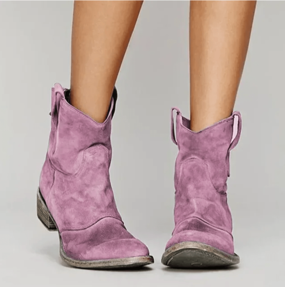 Roselle Suede Cowboy Boots