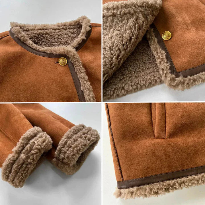 Charlie | Shearling jacket with buttons