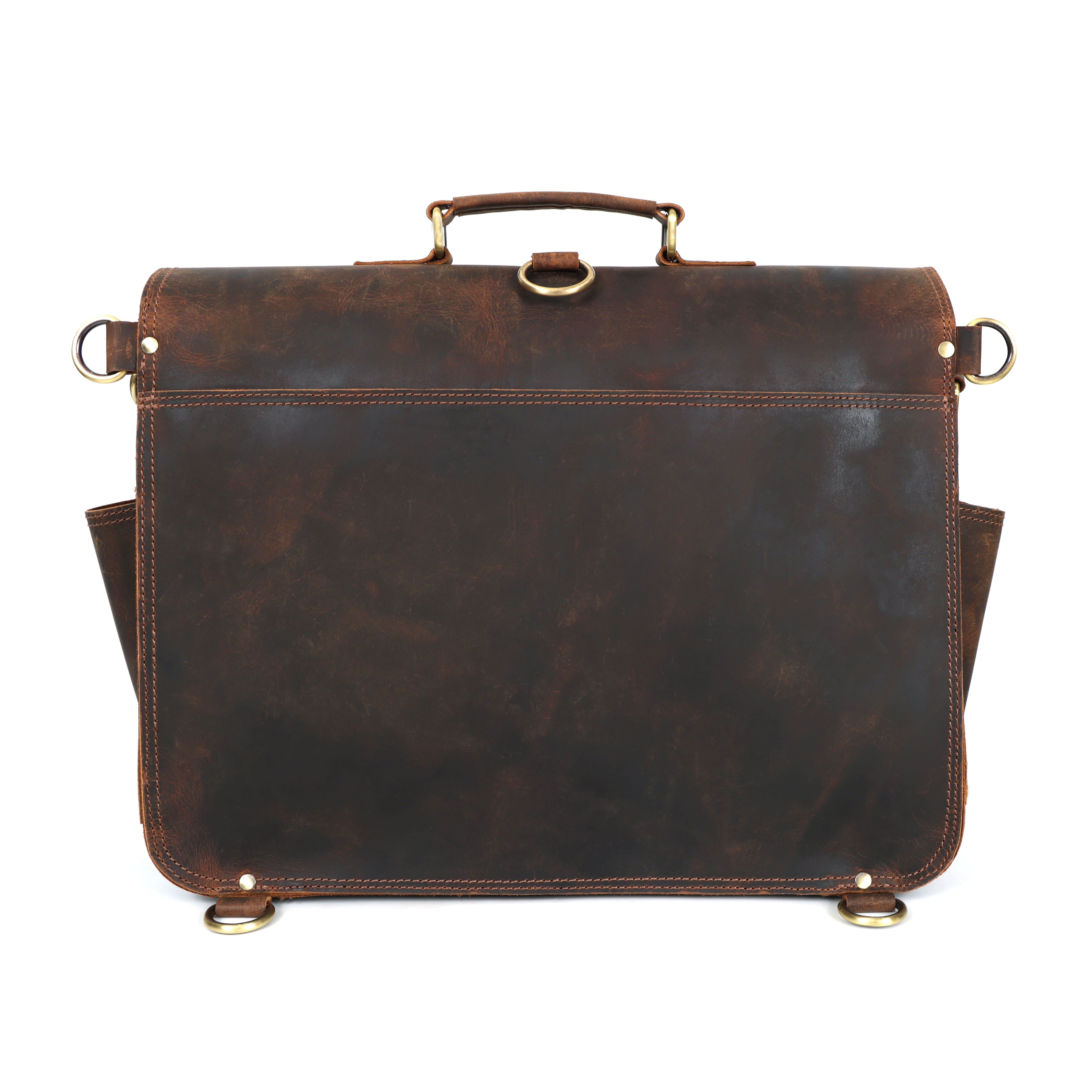 Cody Buffalo Leather Briefcase