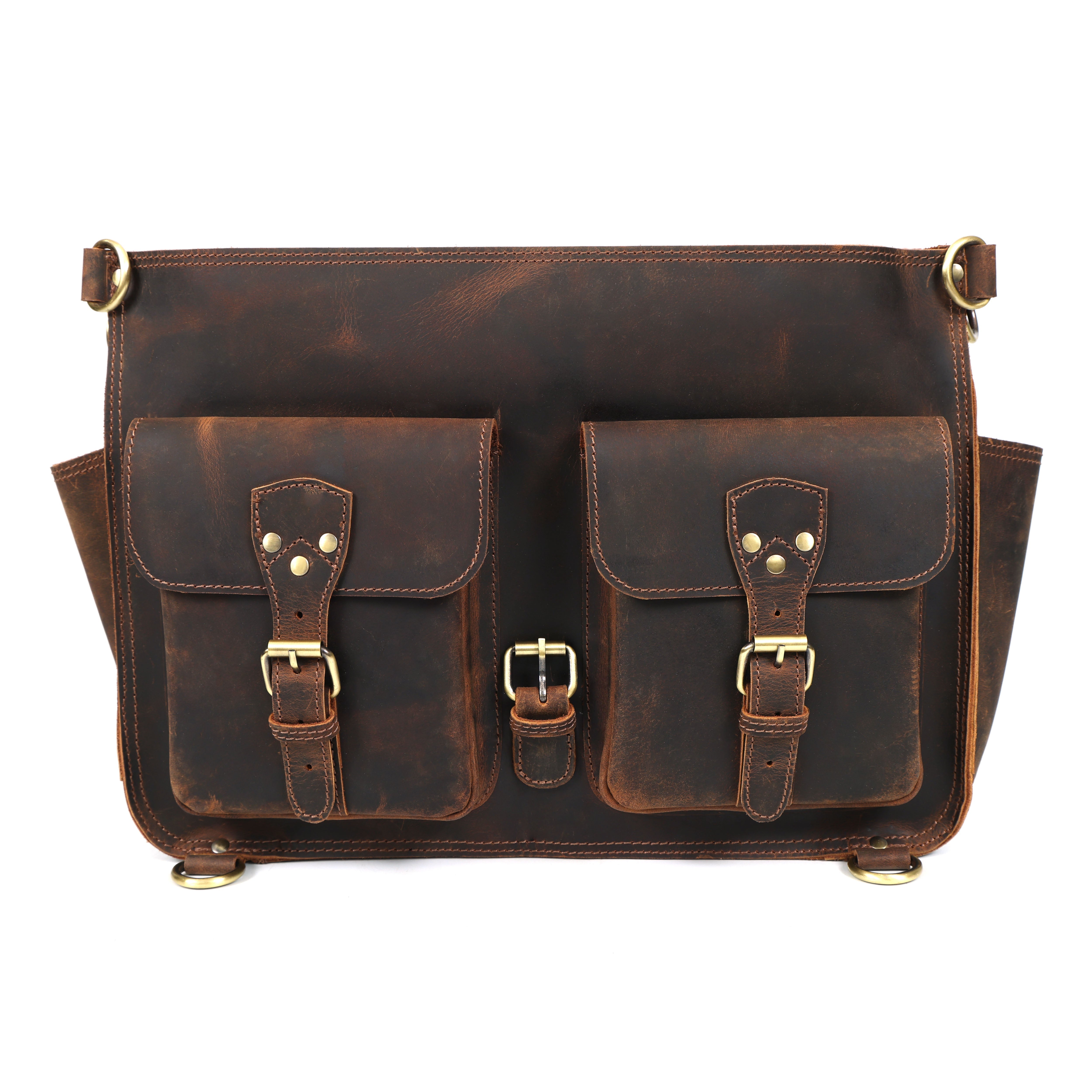 Cody Buffalo Leather Briefcase