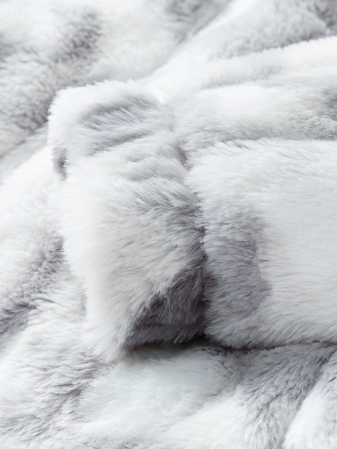 Faux Fur Zip-Up Jacket