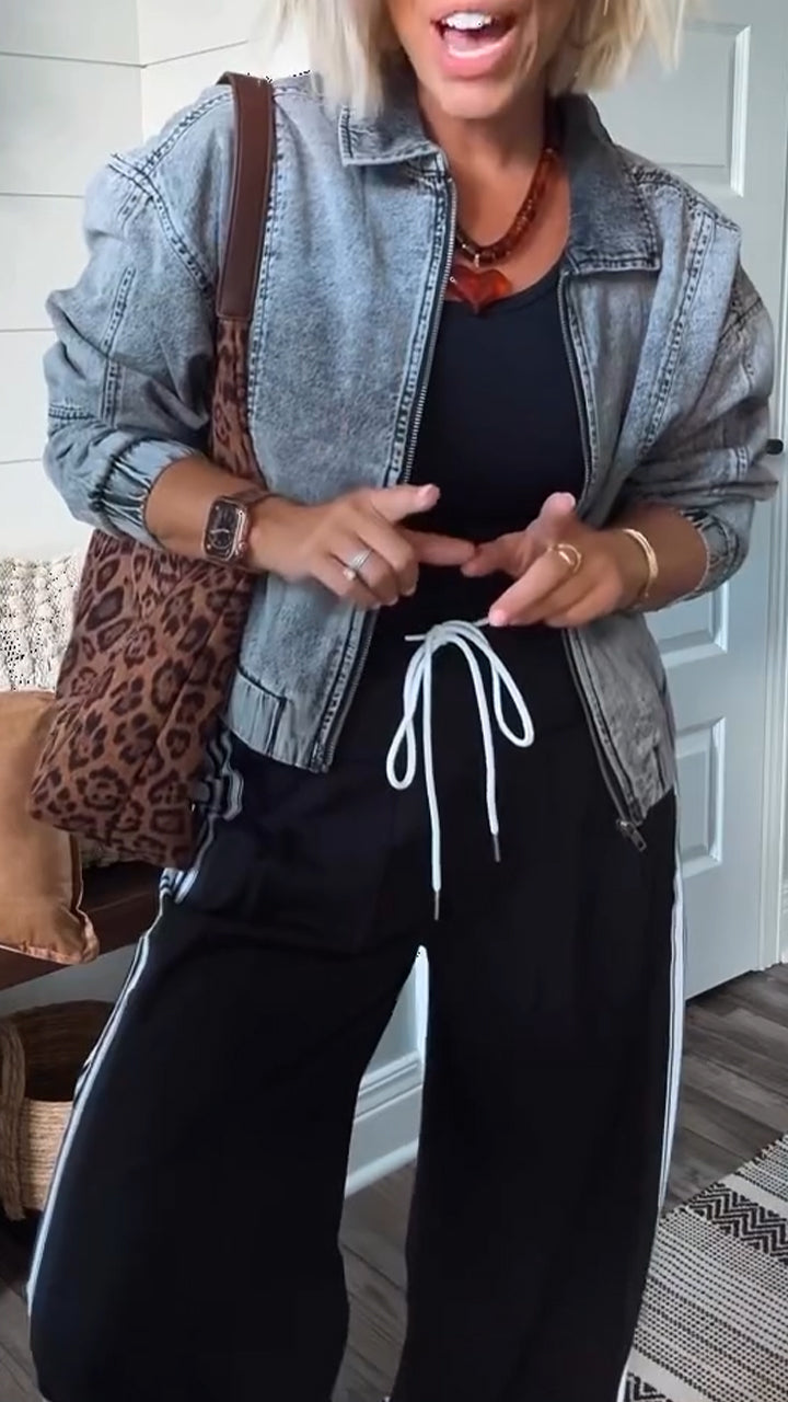 Valentina | Timeless Denim Jacket with Zip