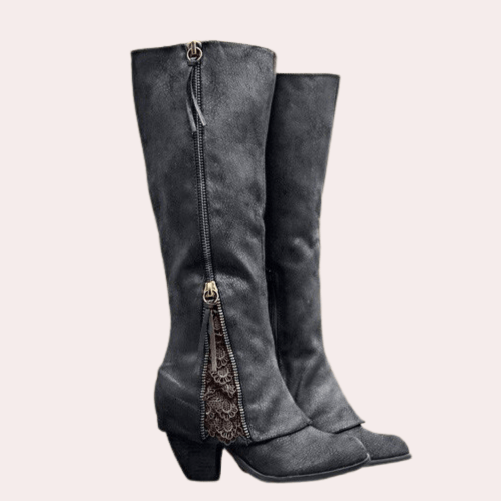 Clara Rider Lace-Up Boots