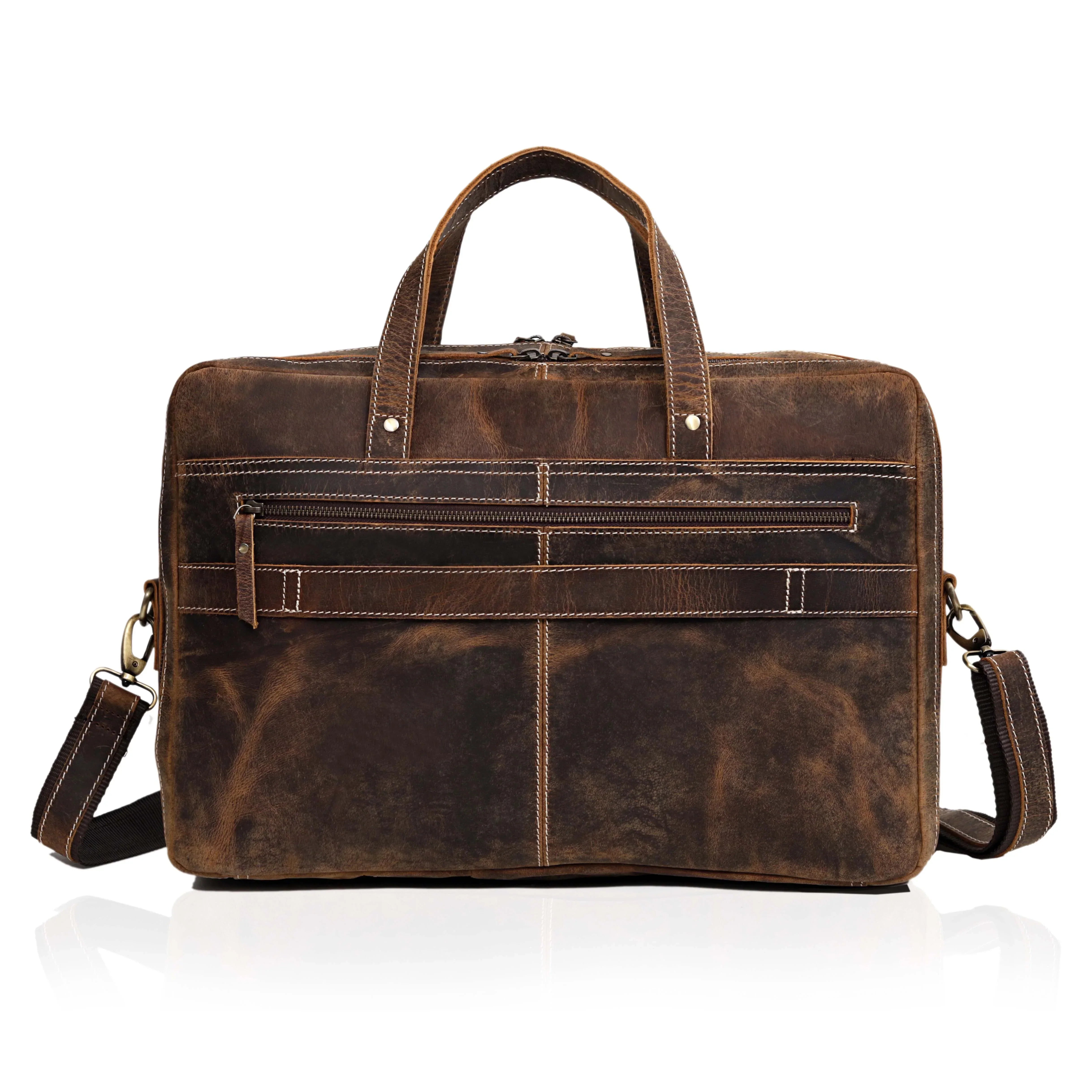Dylan Buffalo Leather Briefcase
