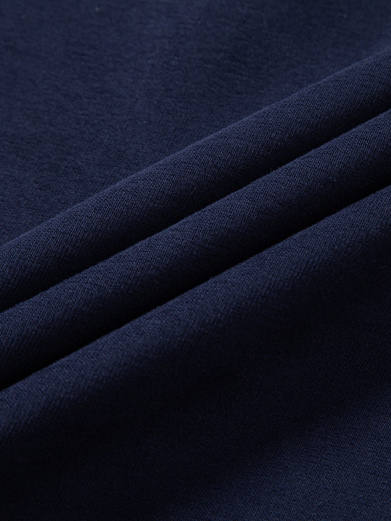 Contrast Polo Collar Sweatshirt