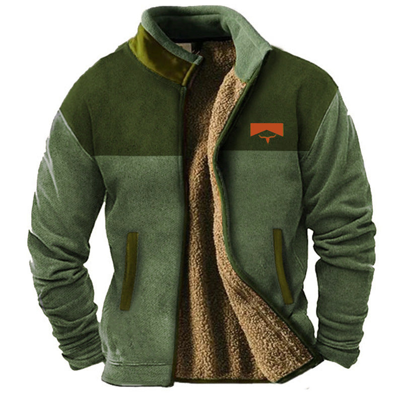 Buffalo | Casual fleece jacket with thermal lining
