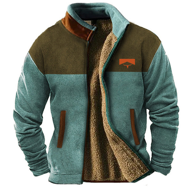 Buffalo | Casual fleece jacket with thermal lining