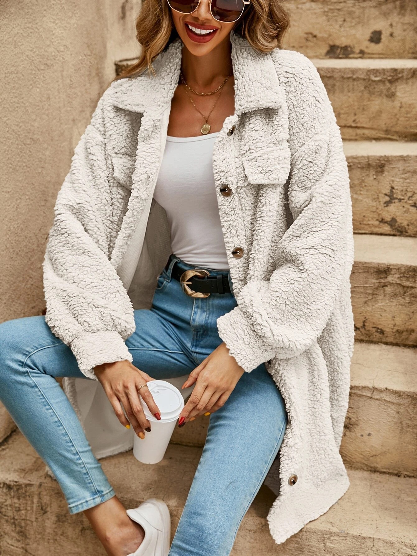 Savannah - Cozy Teddy Jacket