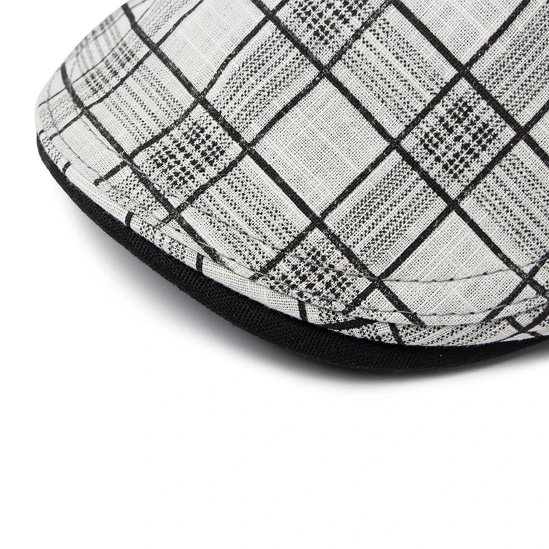 Ashford Plaid Cotton Beret