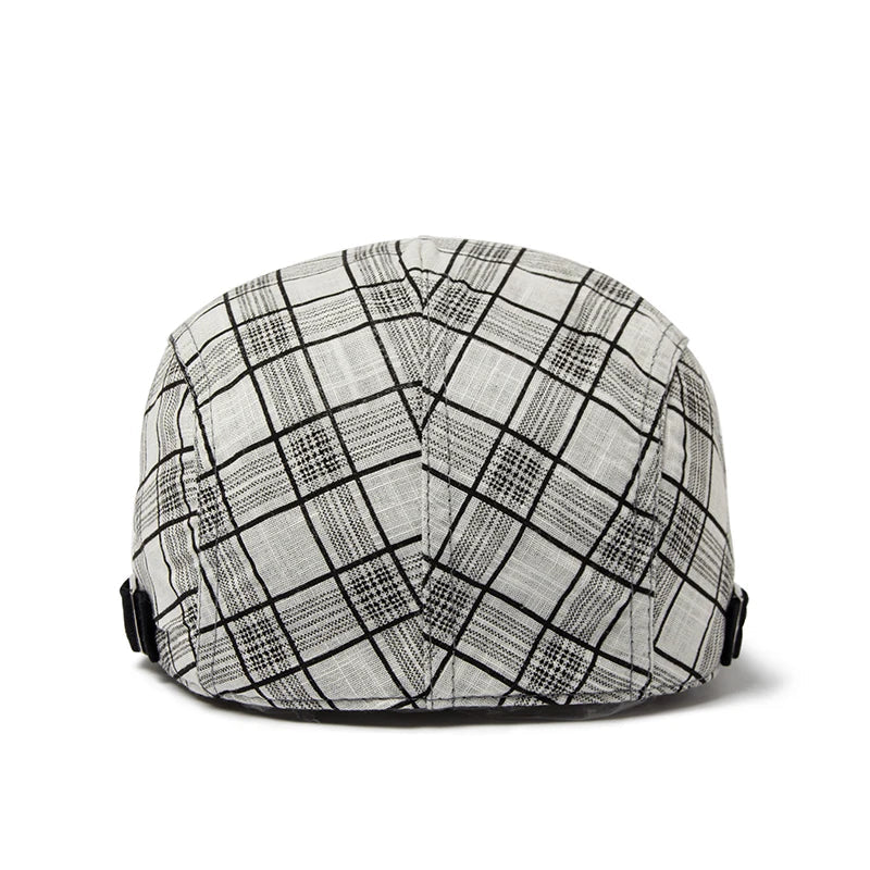 Ashford Plaid Cotton Beret