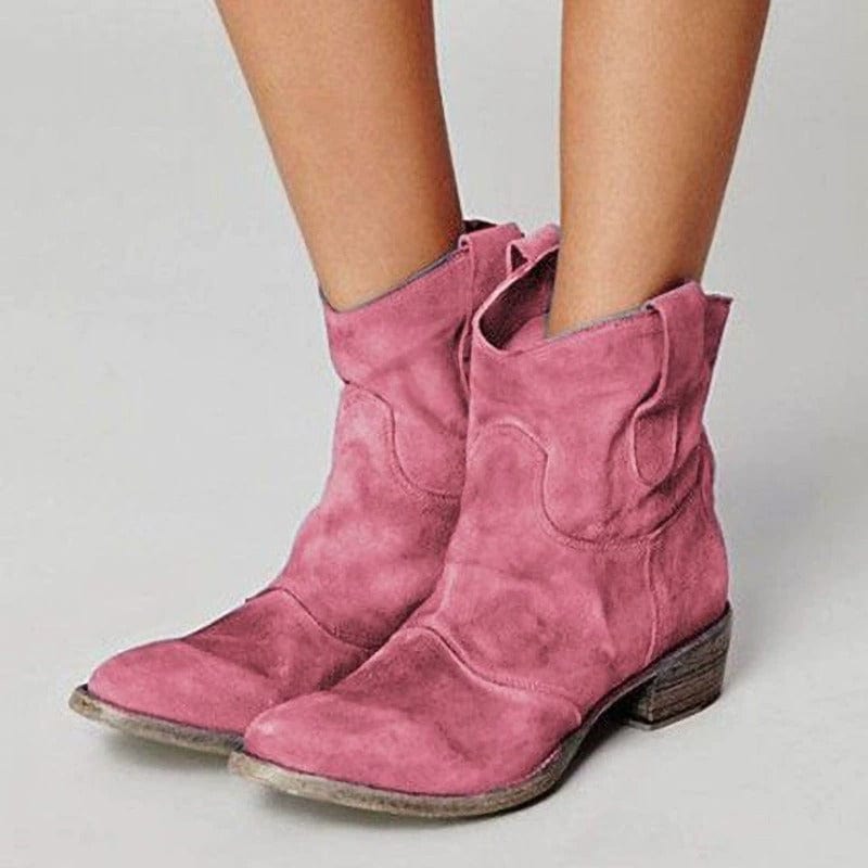 Lyla Ridge Suede Cowboy Boots