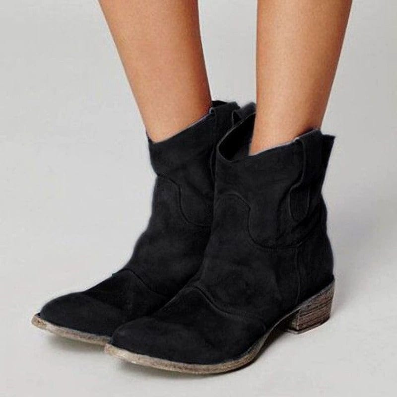 Lyla Ridge Suede Cowboy Boots