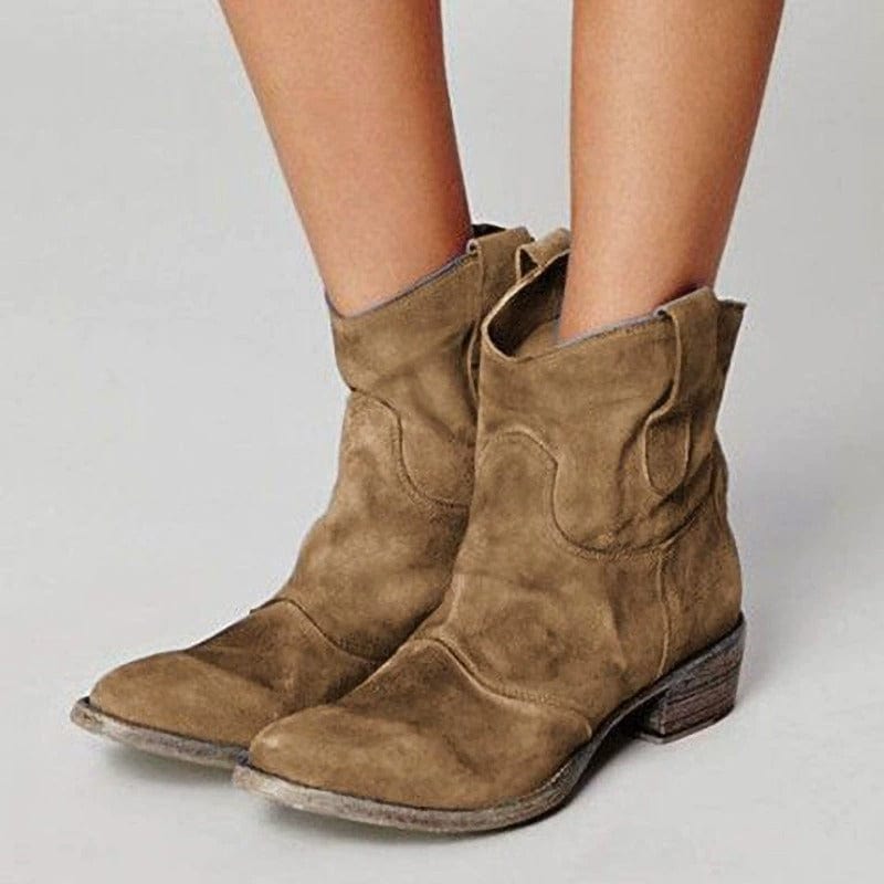 Lyla Ridge Suede Cowboy Boots